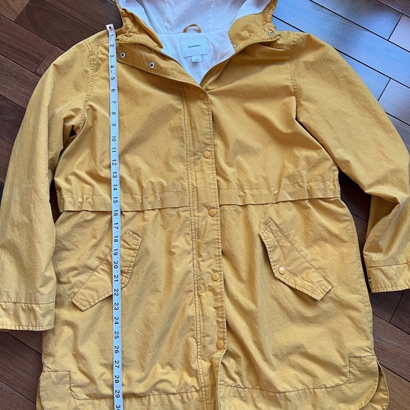 Old Navy size large yellow/gold women’s utility jacket cinched waste - Picture 3 of 6